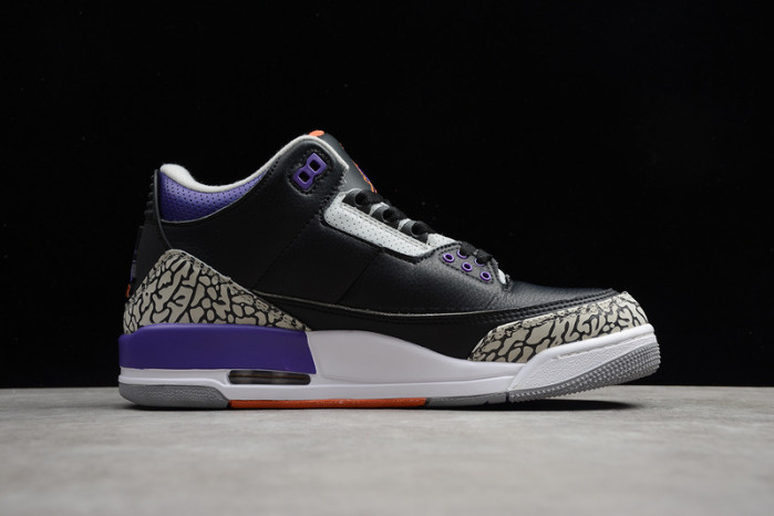 Air Jordan 3 Retro Black Court Purple CT8532-050
