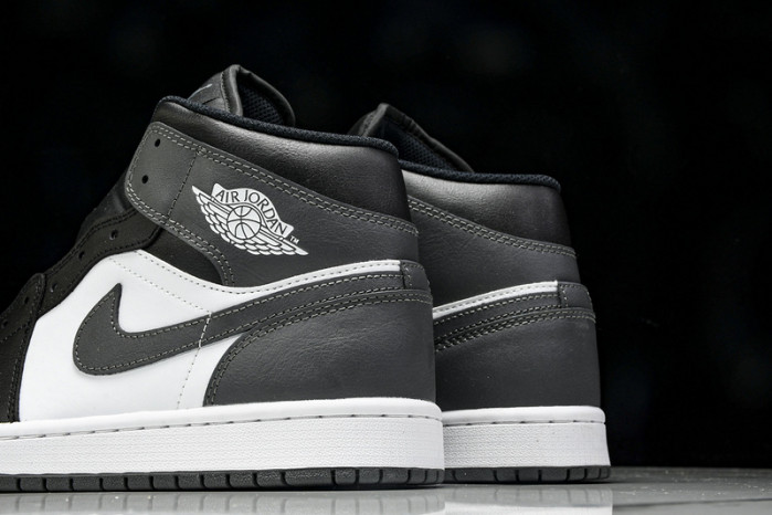 Air Jordan 1 Mid Black White Iron Grey   DQ8426-001